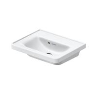 Duravit lave-mains D-Neo avec trop-plein sans trou pour robinet 500x400mm blanc brillant 0742500060