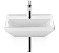 Duravit D-Neo lave-mains 45x33,5 cm, sans trop-plein, plateforme de robinetterie, trou robinetterie 2000