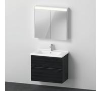 Duravit D-Neo Meuble avec vasque et armoire de toilette, DE011601616,