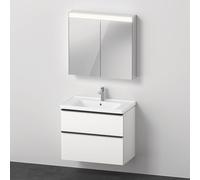 Duravit D-Neo Meuble avec vasque et armoire de toilette, DE011601818,