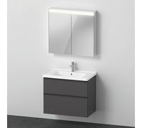 Duravit D-Neo Meuble avec vasque et armoire de toilette, DE011604949,