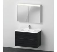 Duravit D-Neo - Möbel-Set wandhängend 480x1000x2000mm eiche schwarz