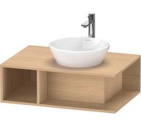 Duravit D-Neo meuble sous-vasque DE495803030 80 x 55 cm, chêne naturel, compartiment 2000 , console 2000 , montage mural