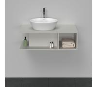 Duravit Meuble sous-vasque D-Neo DE492800707 80 x 55 cm Betongrau Mat plaque console match2