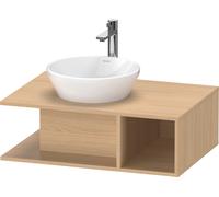 Duravit D-Neo meuble sous-vasque DE492803030 80 x 55 cm, chêne naturel, 2000 , compartiment 2000 , plaque console match1