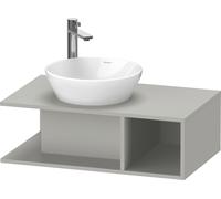 Duravit Meuble D-Neo DE491800707 80 x 48 cm Betongrau mat mural, compartiment 2000, plaque console 2000