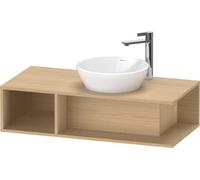 Duravit D-Neo, meuble sous-lavabo mural, largeur 1000 x profondeur 480mm, 1x compartiment ouvert sur le côté gauche, DE493903030, Couleur: Chêne nature