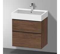 Duravit D-Neo Meuble sous-vasque, 2 tiroirs, DE43720BD210000, DE437202121