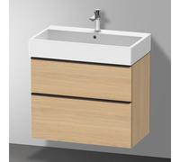 Duravit D-Neo Meuble sous-vasque, 2 tiroirs, DE43730BD300000, DE437303030