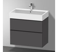 Duravit D-Neo Meuble sous-vasque, 2 tiroirs, DE43730BD490000, DE437304949