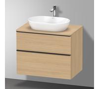 Duravit D-Neo Meuble sous-vasque, 2 tiroirs, DE49670BD300000, DE496703030