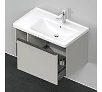 Duravit -vasque match1 D-Neo DE425700707 78,4 x 45,2 cm, Betongrau Matt , 2000 , coulissant match2, élément étagère sur le côté