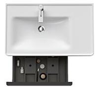Duravit D-Neo meuble sous-vasque DE425807979 78,4 x 45,2 cm, Noyer Naturel , 2000 , match3, élément étagère sur le côté