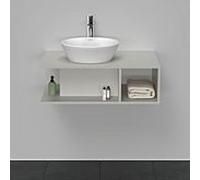 Duravit Meuble sous-vasque D-Neo DE492800707 80 x 55 cm Betongrau Mat plaque console match2