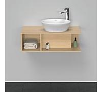 Duravit D-Neo meuble sous-vasque DE493803030 80 x 48 cm, chêne naturel, compartiment 2000 , console 2000 , montage mural