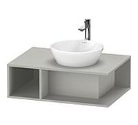 Duravit D-Neo meuble sous-vasque DE495800707 80 x 55 cm, Betongrau Matt , 2000 compartiment, 2000 console console, montage mural