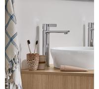 Duravit Mitigeur lavabo D-Neo DE1030001010, saillie 139 mm, avec tirette et vidage, chromé