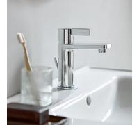 Duravit D-Neo mitigeur lavabo DE1021001010 avec tirant garniture de vidange , projection 109mm, chromé