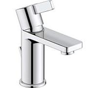 DURAVIT D-Neo - Mitigeur monocommande lavabo S-Size avec FreshStart avec garniture de vidage chrome