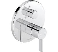 Duravit D-Neo set de finition DE4210012010 mitigeur de douche à encastrer, avec inverseur, rond, chromé