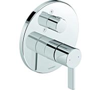 Duravit D-Neo set de finition DE4210012010 mitigeur de douche à encastrer, avec inverseur, rond, chromé