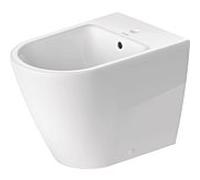 Duravit D-Neo support Bidet 2295100000 37x65cm, avec trou pour robinetterie, trop-plein, plage de robinetterie, blanc