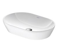 Duravit D-Neo vasque à poser 60x40x12.5cm sans trou de robinetterie céramique Blanc 2372600070