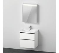 Duravit D-Neo Vasque avec meuble bas et armoire de toilette, DE0115R1818,