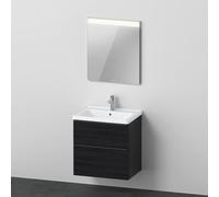Duravit D-Neo Vasque avec meuble bas et miroir, DE011201616,