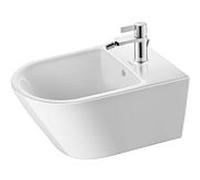 Duravit D-Neo wall Bidet 2294150000 37x54cm, avec trou pour robinetterie, trop-plein, plateforme de robinetterie, blanc