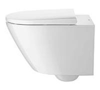 Duravit D-Neo wall washdown WC set 45770900A1 avec siège WC et système de fixation Durafix, sans rebord, blanc