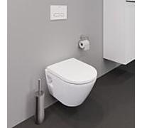 Duravit D-Neo washdown WC set 45870900A1 avec siège WC , sans rebord, blanc