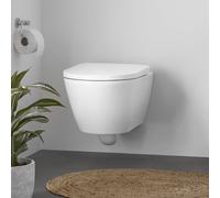 DURAVIT D-Neo - Pack Cuvette suspendue à fond creux avec Rimless blanc sans WonderGliss