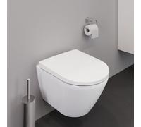 Duravit D-Neo WC suspendu Compact, chasse deau basse, 370x480x400mm, rimless, 2588092000, Couleur: Blanc avec HygieneGlaze