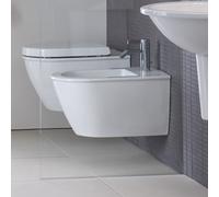 Duravit Darling Nouveau mur Bidet 22491500001 avec le trou du robinet, avec trop - plein, blanc, Wondergliss