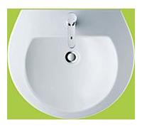 Duravit Darling Nouveau lavabo 26215500001 avec trou pour robinetterie, avec trop-plein, blanc, wondergliss