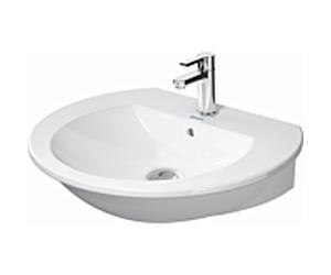 Duravit Darling Nouvelle vanité 2621650000 avec le trou du robinet, avec trop - plein, blanc