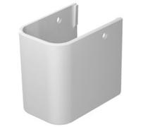 Duravit demi-colonne Happy D.2 pour lavabo 80, 65, 60cm, 08582800001, Couleur: Blanc avec Wondergliss