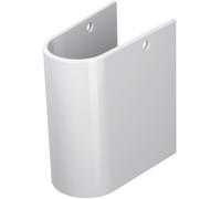 Duravit demi-pédale Starck 3 pour 030065/60/55 et 030480/70/10, 08651500001, Couleur: Blanc avec Wondergliss