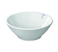 Duravit Design Classics Aufsatzbecken Bacino 03254200001 avec trop-plein, Ø 42 cm, Weiß Hochglanz , wondergliss