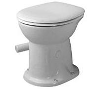 Duravit Design Classics Stand WC Duraplus 0180010000 pour fermeture à clapet, toilettes sèches, 360x460x420mm, Weiß Hochglanz