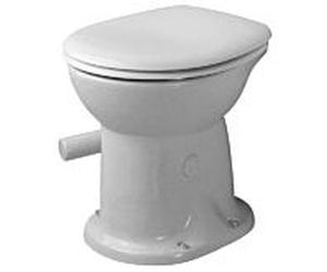 Duravit Design Classics Stand WC Duraplus 0180010000 pour fermeture à clapet, toilettes sèches, 360x460x420mm, Weiß Hochglanz