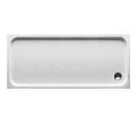Duravit douche rectangulaire 720100000000001 D-Code 720100000000001 D-Code , 1700 x 750 mm, blanc avec antidérapant
