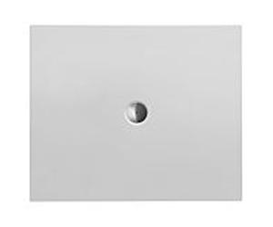 Duravit douche rectangulaire blanc, 120 x 100 x 3,5 cm, à égalité avec le sol