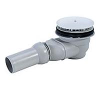 Duravit Bonde de receveur PuraVida Ø 9 cm – sortie horizontale – chrome