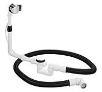 Duravit vidange / trop-plein 790296000001000 Quadroval, pour baignoires sur pied, chromé