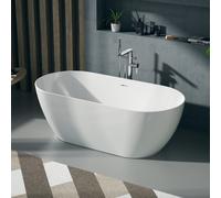 Duravit DuraKanto Baignoire ovale en îlot, 700561000000000,