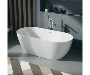 Duravit DuraKanto Baignoire ovale en îlot, 700561030000000,