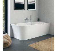Duravit DuraSenja Baignoire d’angle avec tablier, 700581000000000,
