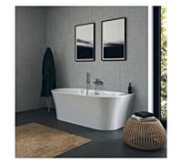 Duravit DuraSenja baignoire murale 700578000000000 150x75cm, version murale, blanc , Oval